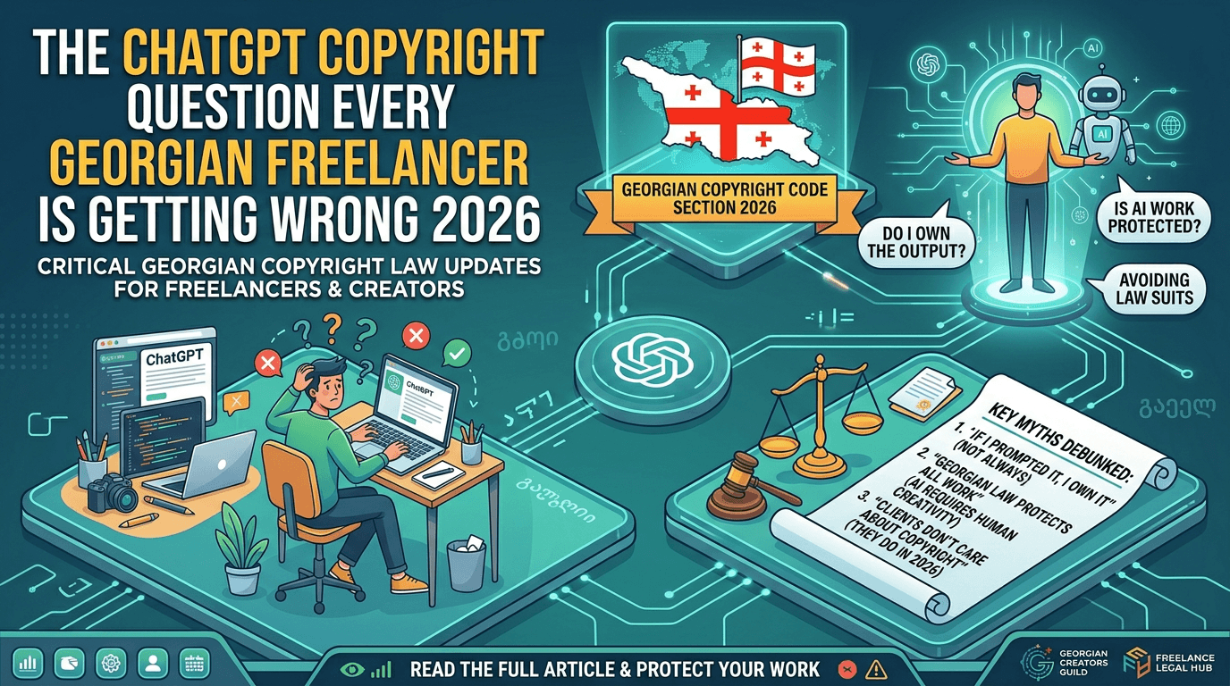 ChatGPT-ის მიერ შექმნილი კონტენტი ვისია? კანონის განმარტება 2026
